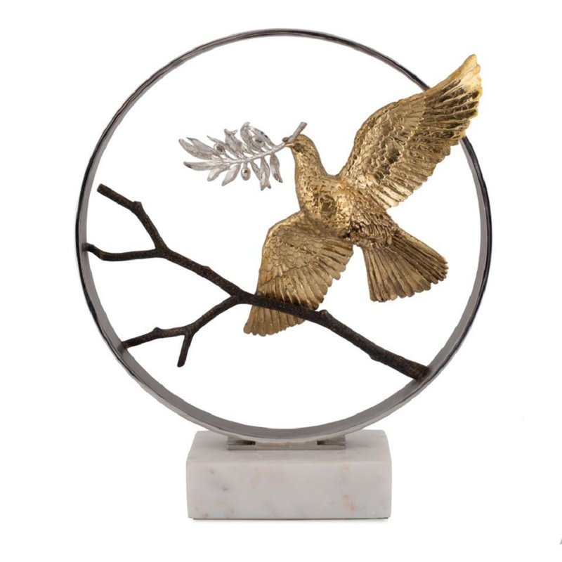 Dove 14" Moon Gate Sculpture