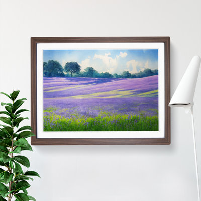 Serene Bluebell Field Vol.1 - Framed Print