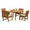 Devon Outdoor 5 - Piece Teak Dining Set