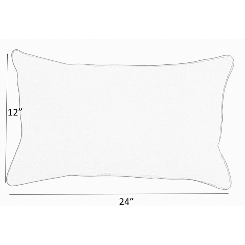 Housse et insert de coussin rectangulaire Stonebrook, 12 po x 24 po, Jaune tournesol