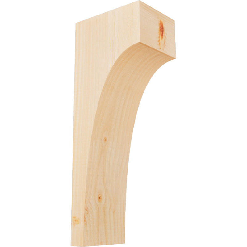 Huntington Corbel, H 20 po x l 5,5 po x P 8 po, Sapin de Douglas, Lisse