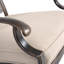 Chaise de patio pivotante avec coussin-60219949