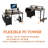 47" Computer Desk With Power Outlet,Monitor Stands,Shelves, Office Desk/Writing Table/Gaming Desk With Drawers,Large Side Pocket And Hooks,Easy To Assemble,Frame Stability Reversible-166870802