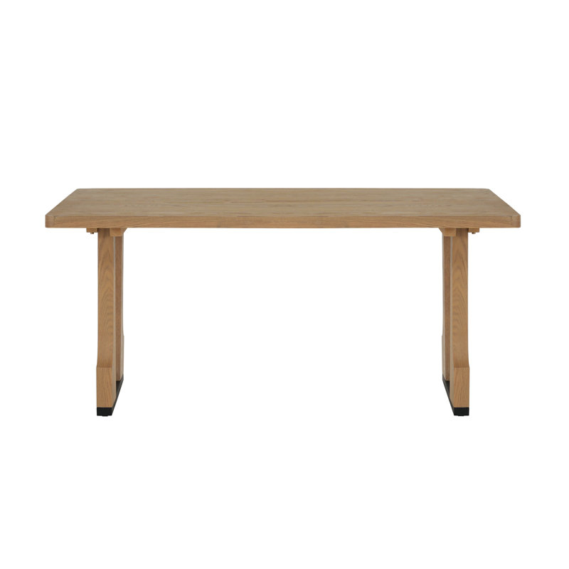 63" Rectangular Dining Table (Light Ash), Natural Ash