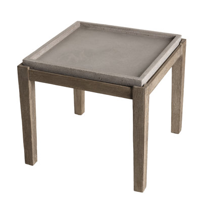 Mireya Square Acacia Outdoor Side Table , 53.5cm cm W 53.5cm cm D