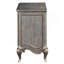 Table de chevet 2 tiroirs champagne antique