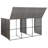 Garbage Can Storage Trash Can Enclosure Wheelie Bin Shed Poly Rattan-50301924