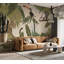 Adhésif mural pelez et collez - Jungle abstraite avec des animaux-1315074190