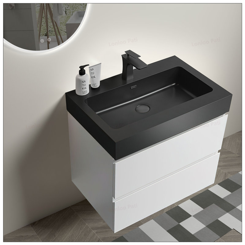 Meuble-lavabo mural 24 po avec lavabo, 24"