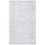 Tapis gris / ivoire en viscose / laine / coton touffeté à la main Kenosha-680759239