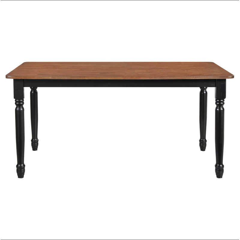 Hayward Walnut and Black Dining Table