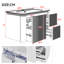 Single Bathroom Vanity with Ceramic Basin-134243239