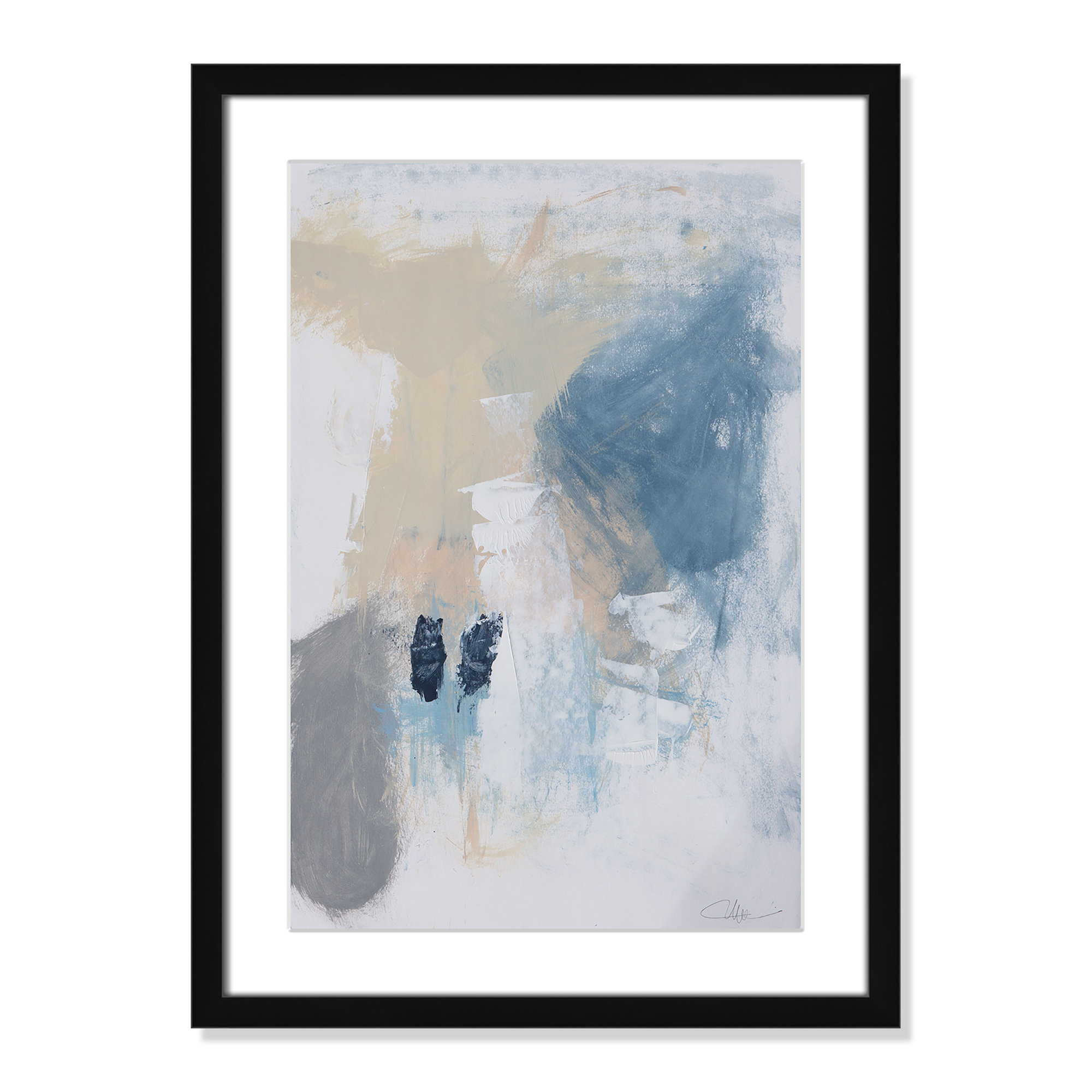 Coastal Carnival II Print by Casa Fine Arts, 23" H x 17" W x 1.25" D, White, Black Single Picture Framed Paper
