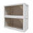 2 Pack Stackable Folding Storage Closet with Lid