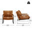 Faux Leather Armchair-829950533