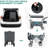 Push & Pull Utility Folding Wagon With Removable Canopy
