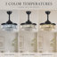 Ventilateur de lustre en cristal rétro avec télécommande et tringle suspendue réglable en température de trois couleurs convenant au salon, à la chambre à coucher et à la pièce.