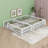 Twin XL Over Queen Bunk Beds With Ladder & Guardrails-1625111352