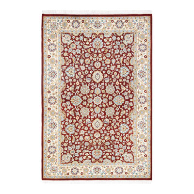 Hayner One-of-a-Kind 4 X 6 2000s Wool Area Rug in Orange