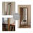 Rectangle Solid wood Full Length Mirror