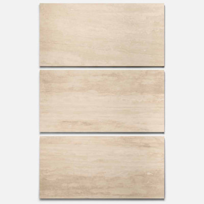 Travertine 18x36 Vein Cut Filled Honed Tile