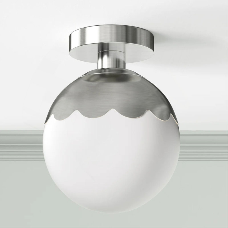 Plafonnier semi-encastré 1 lumière l 7,87 po