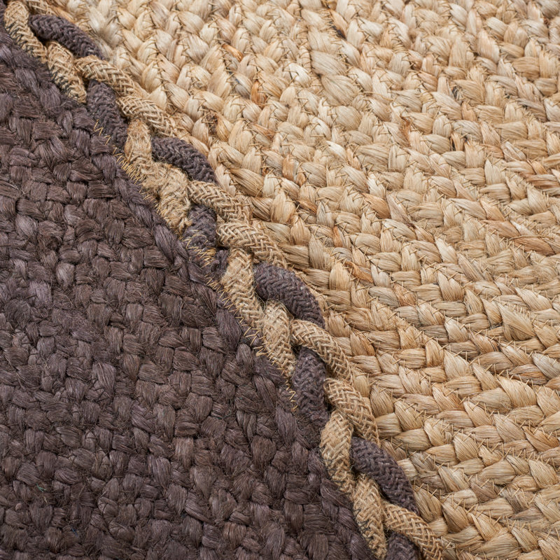 Tring Fiber 261 Area Rug In Tring / Brown, Oval 3' x 5'