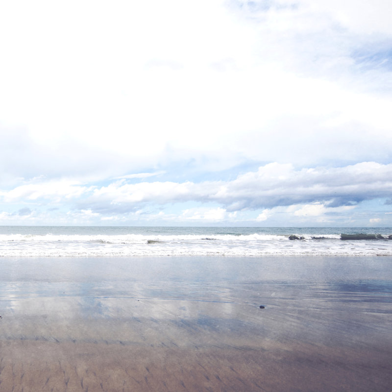 Breathe Sea - impression, H 30 po x l 30 po, Non, Toile tendue