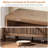 65.8" Fluted sideboard Adjustable 3-Tier with Fluted Doors and Gold Handle for Kitchen, Entryway, Dining Room-1109426867