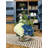 Holland Assorted Hydrangea and Thistle Floral in Glass Vase