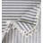French Blue White Modern Striped Tasseled Cotton Blend 55 X 55 Inch Tablecloth-90284724-90284726