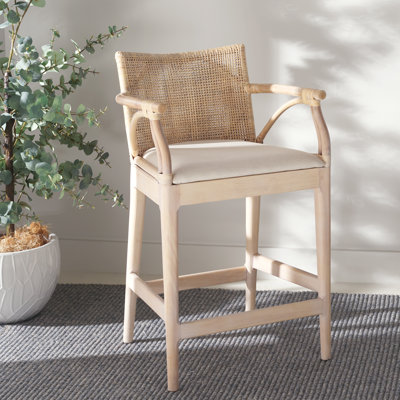 Tabouret de comptoir rembourré Caedon Gianni
