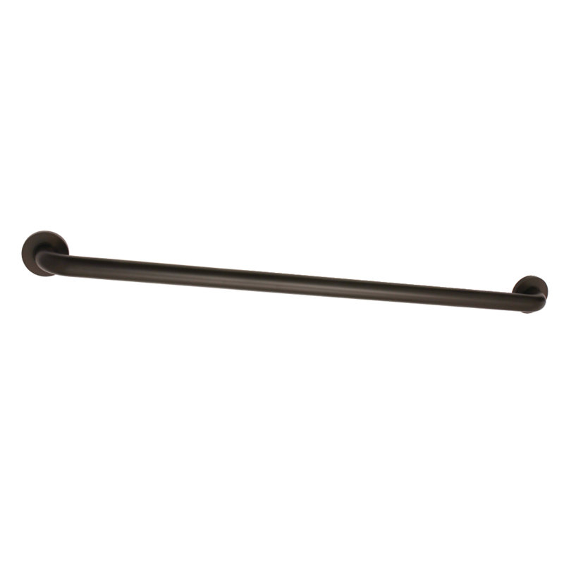 Kingston Brass Meridian 1-1/4 Inch O.D Grab Bar, 2.81" H x 34.81" L, Oil Rubbed Bronze