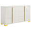 Ensemble de chambre à coucher simple 5 pièces Sabrielle-98498907-98498908-128535057