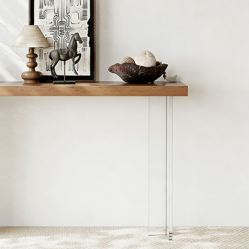 Console Retro Minimalist Art, H 33,46 po x l 39,37 po x P 13,78 po