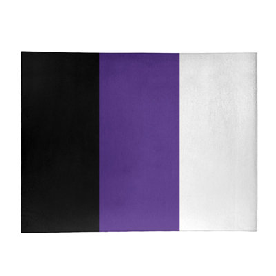 Tapis mauve/noir