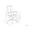 Foley - Chaise de bureau pivotante