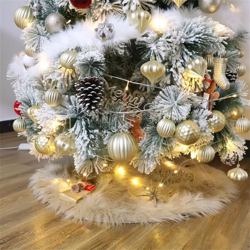 Annibale Faux Fur Tree Skirt