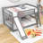 Extine Full Over Full Wood Bunk Bed with Slide-1340885629