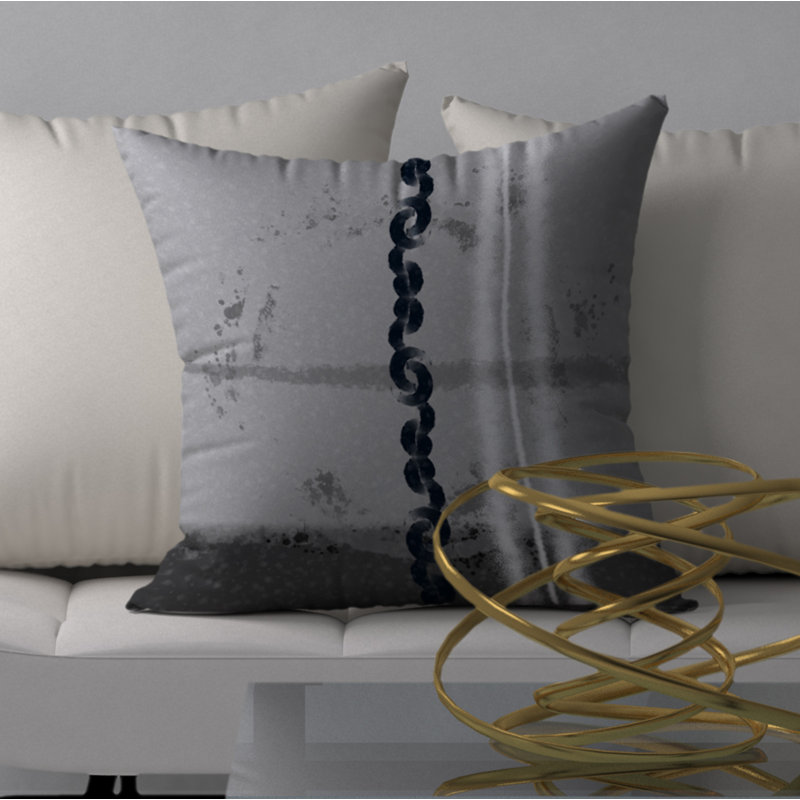 Housse de coussin carrée/insert, 18 po x 18 po
