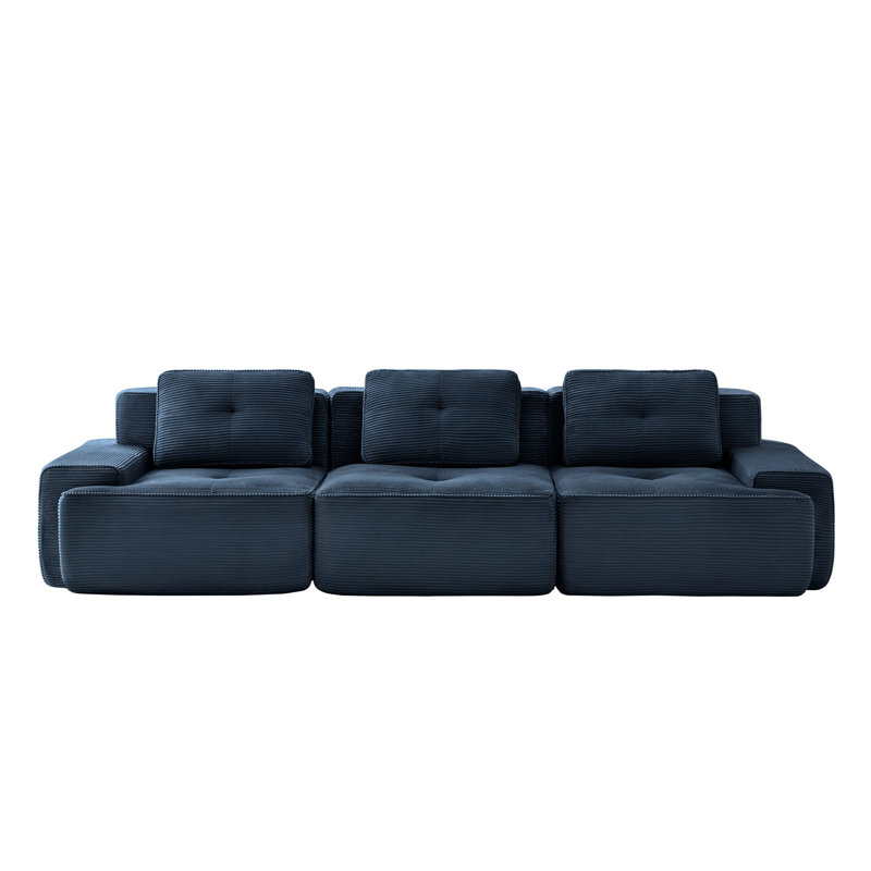 Canapé modulaire moderne 117 "pour salon 117", Bleu