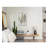 Modern minimalist ironwork leaf-shaped wall decoration