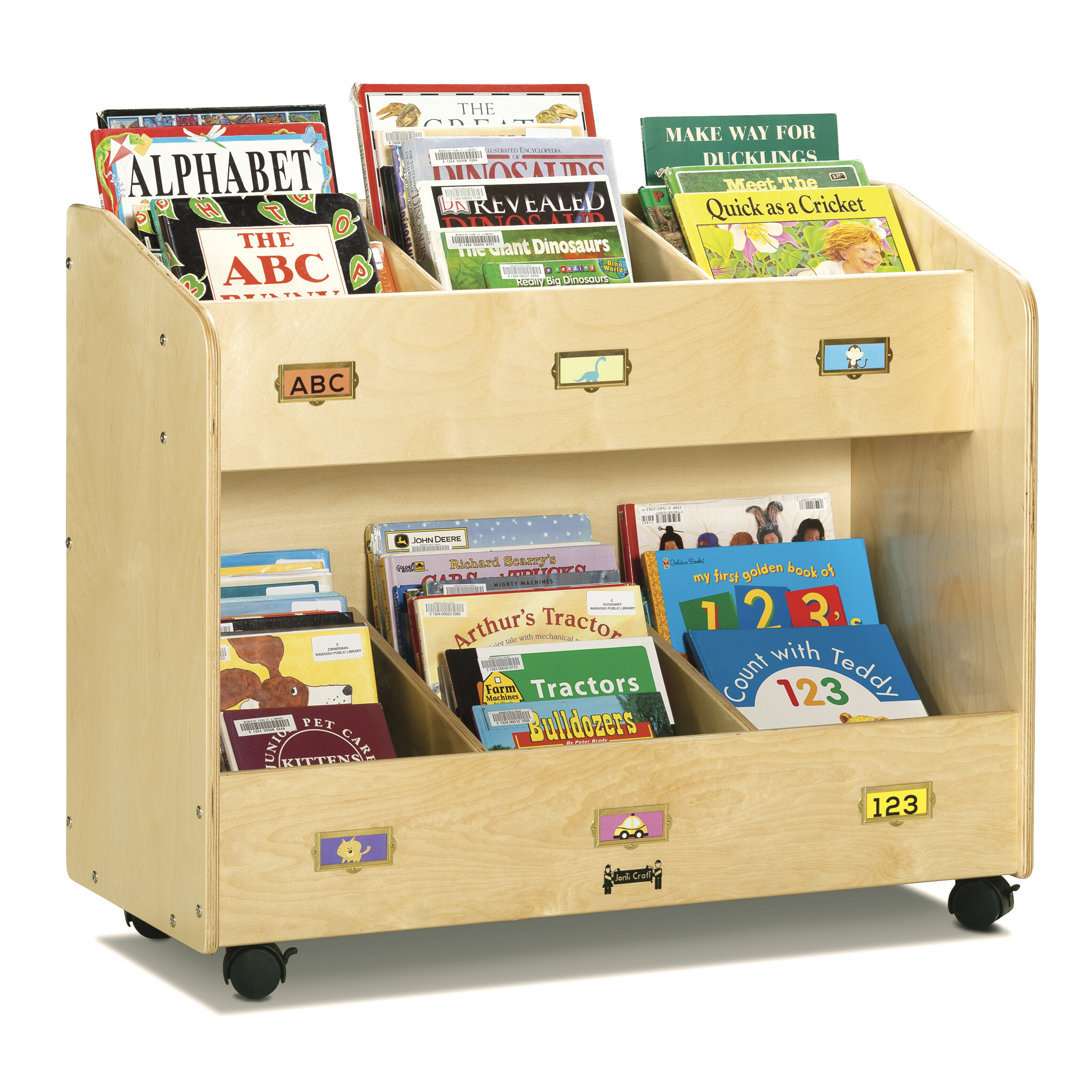 Jonti-Craft® Mobile 6-Section Book Organizer Jonti-Craft
