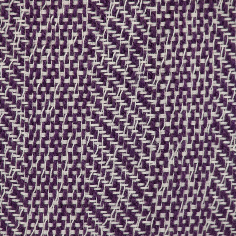 Parkland Collection Transitional Woven Purple 18" x 18" Pillow, Purple