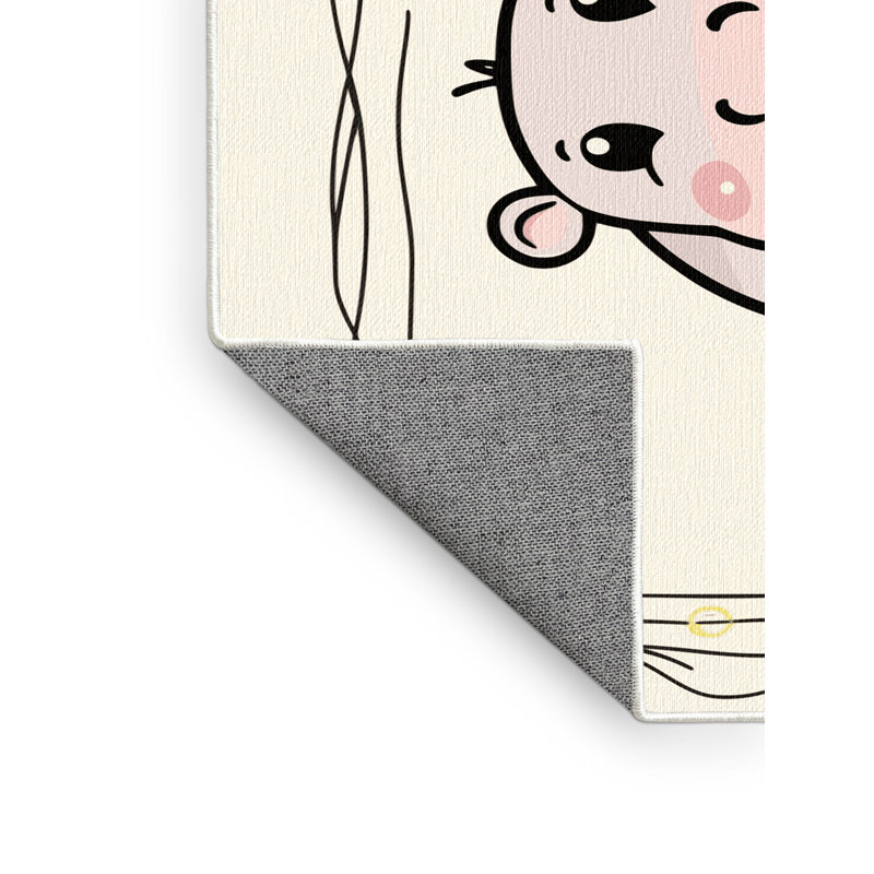 Tapis pour enfants East Urban Home, Rectangle de 5 pi x 8 pi