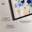«Sapphire Scrawl Shadowbox Print Western Floral Art» par Art Remedy-115120579-115120580