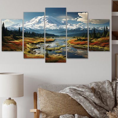 " USA Majesty Mount Rainier " 5 - Pieces