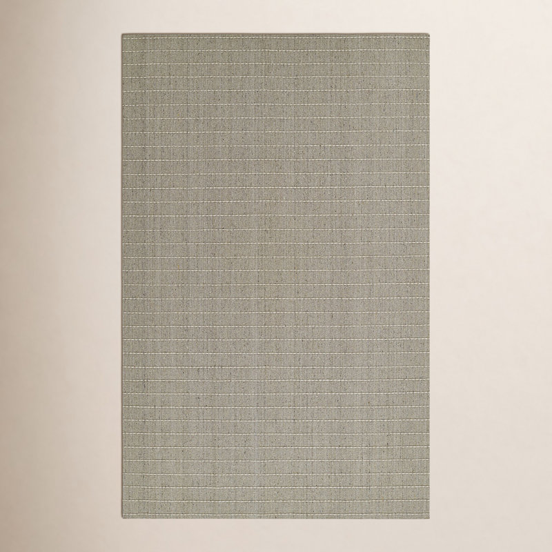 Tapis naturel tissé à la main Amita, Rectangle 3 pi 6 po x 5 pi 6 po
