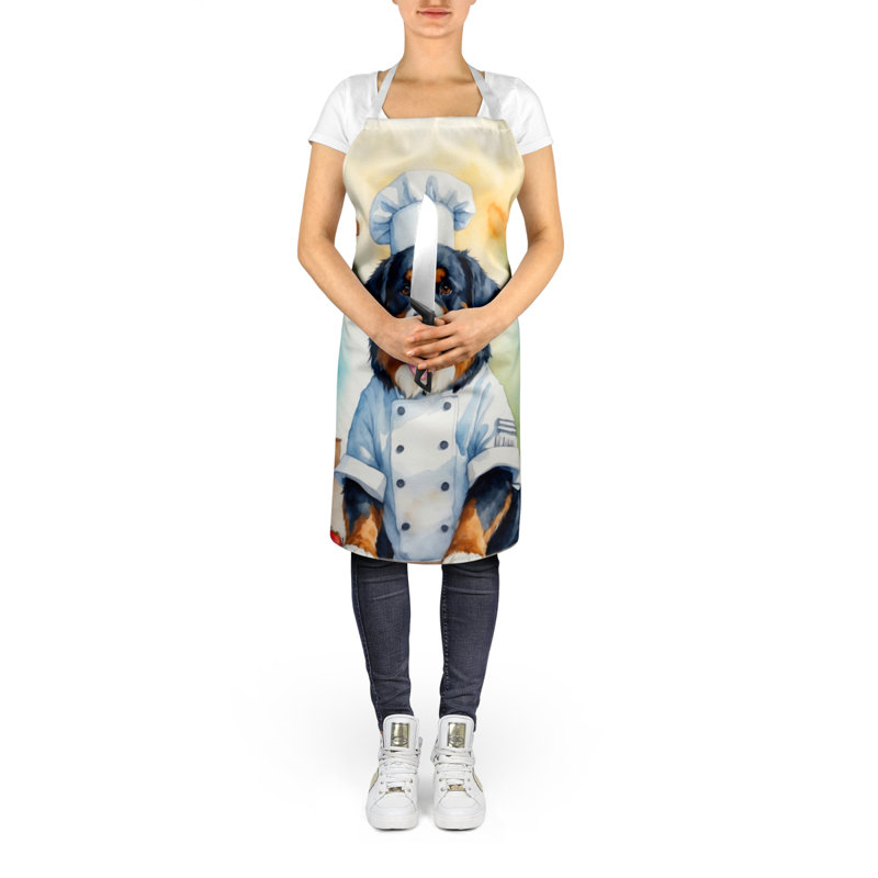 No Pattern Bib Apron
