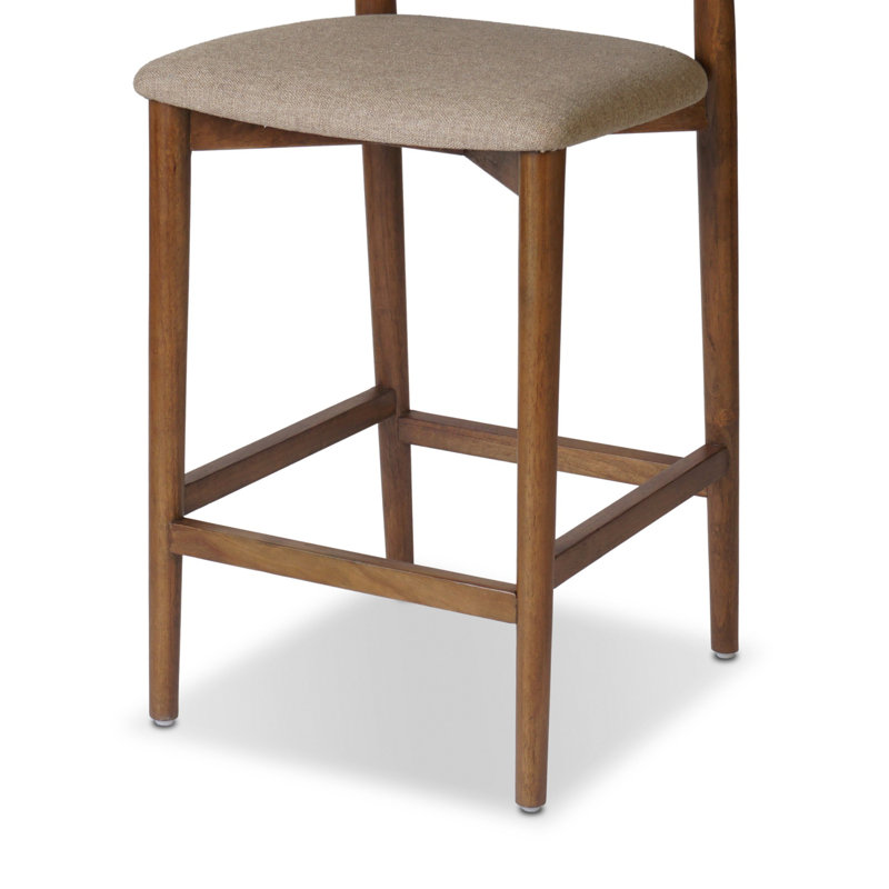 Grady Stool-Antwerp Noir-Counter, Taupe, Walnut
